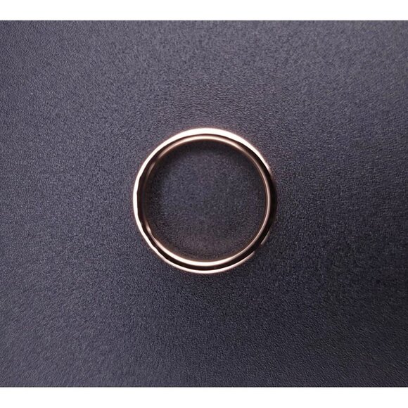 Tiffany & Co 18kt Rose Gold Together Double Milgrain 6mm Wedding Band Size 6.5 - Picture 7 of 15